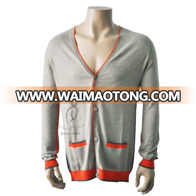 inner mongolian cashmere v-neck sweater