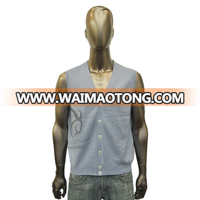 cashmere sweater vests for men with button