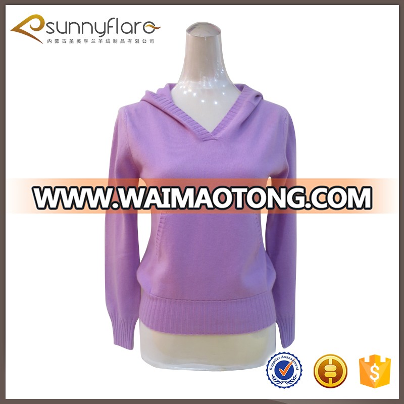 High quality pure cashmere pullover woman